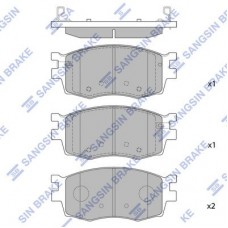 SP1186 Hi-Q Комплект гальмівних колодок дисковий гальм