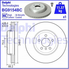 BG9154BC DELPHI Гальмівний диск