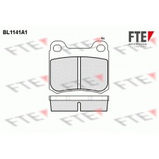 BL1141A1 FTE КомплеК т гальмівних колодок, дискове гальмо