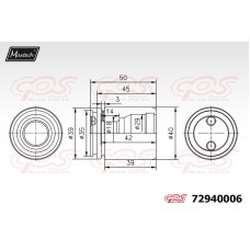 72940006 MAXTECH Поршень корпус скоби гальма