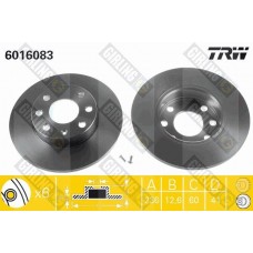 6016083 GIRLING Гальмівний диск