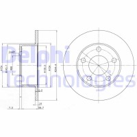 BG2746C DELPHI Гальмівний диск