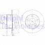BG2746C DELPHI Гальмівний диск