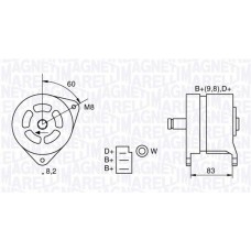 063324264010 MAGNETI MARELLI Генератор