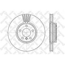 6020-1547V-SX STELLOX Гальмівний диск