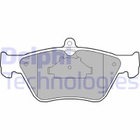 LP873 DELPHI Комплект гальмівних колодок дисковий гальм