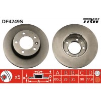 DF4249S TRW Гальмівний диск