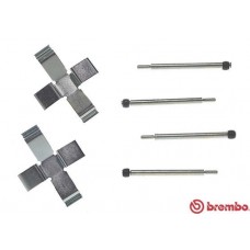 A 02 210 BREMBO Комплектуючі колодки дискового гальма