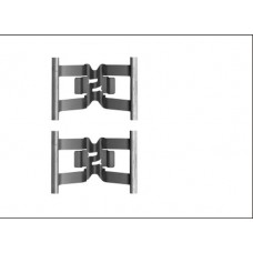 8DZ 355 206-181 HELLA Комплектуючі колодки дискового гальма