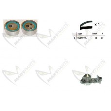 OBKWP0147 MABYPARTS Водяний насос комплект зубчастого ременя