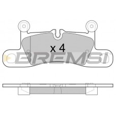 BP3459 BREMSI Комплект гальмівних колодок дисковий гальм