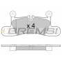 BP3459 BREMSI Комплект гальмівних колодок дисковий гальм