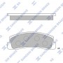 SP1168 Hi-Q Комплект гальмівних колодок дисковий гальм