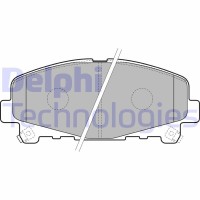LP2166 DELPHI КомплеК т гальмівних колодок, дискове гальмо