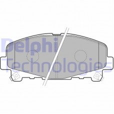 LP2166 DELPHI КомплеК т гальмівних колодок, дискове гальмо