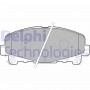 LP2166 DELPHI КомплеК т гальмівних колодок, дискове гальмо