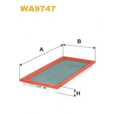 WA9747 WIX FILTERS Повітряний фільтр