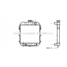 OL2010 AVA QUALITY COOLING Радіатор охолодження двигуна