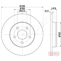 DP-0301C JAPANPARTS Гальмівний диск
