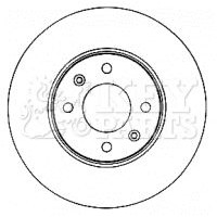 KBD4579 KEY PARTS Гальмівний диск