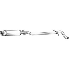 286-185 BOSAL Середній глушник вихлопних газів