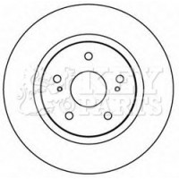 KBD4607 KEY PARTS Гальмівний диск