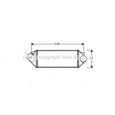Интеркулер AVA QUALITY COOLING OL4235