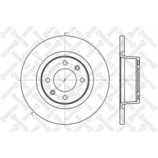 6020-1930-SX STELLOX Гальмівний диск