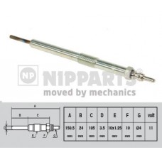 J5710402 NIPPARTS Свічка розжарювання