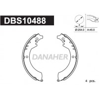 DBS10488 DANAHER Комплект гальмівних колодок