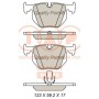 704-14055 IAP QUALITY PARTS Комплект гальмівних колодок дисковий гальм