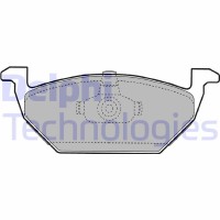 LP1104 DELPHI Комплект гальмівних колодок дисковий гальм