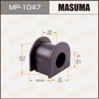 MP1047 MASUMA Втулка стабілізатора