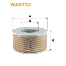WA6733 WIX FILTERS Повітряний фільтр