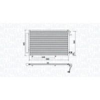 350203930000 MAGNETI MARELLI Конденсатор кондиціонера