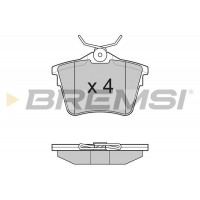 BP3183 BREMSI Комплект гальмівних колодок дисковий гальм