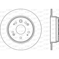 BDR2171.10 OPEN PARTS Гальмівний диск