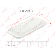 LA-133 LYNXauto Повітряний фільтр
