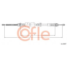 11.5507 COFLE Тросик, cтояночный тормоз
