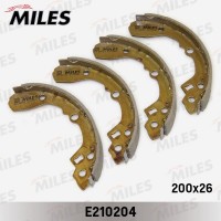 E210204 MILES Комплект гальмівних колодок