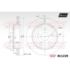 811229 MAXTECH Гальмівний диск
