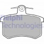 LP451 DELPHI Комплект гальмівних колодок дисковий гальм