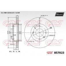 857023 MAXTECH Гальмівний диск