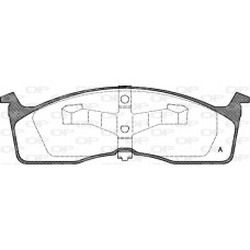 BPA0610.00 OPEN PARTS Комплект гальмівних колодок дисковий гальм