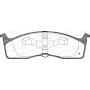 BPA0610.00 OPEN PARTS Комплект гальмівних колодок дисковий гальм