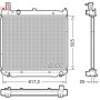 DRM50141 DENSO Радіатор охолодження двигуна