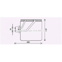 HYV456 AVA QUALITY COOLING Випарник кондиціонера