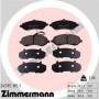 24595.185.1 ZIMMERMANN Комплект гальмівних колодок дисковий гальм