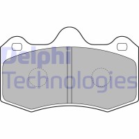 LP1809 DELPHI Комплект гальмівних колодок дисковий гальм