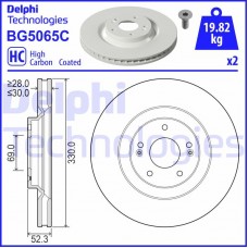 BG5065C DELPHI Гальмівний диск